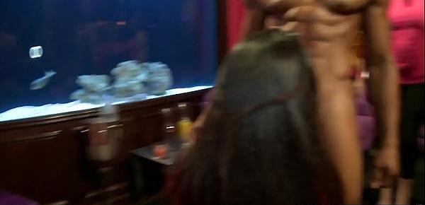 Slutty cfnms party leads to blowjob action